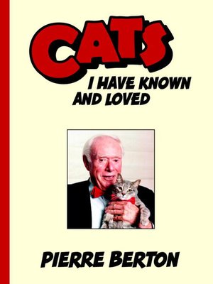 cover image of Cats I Have Known and Loved